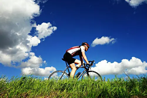 toerfietsers gaan soms erg snel