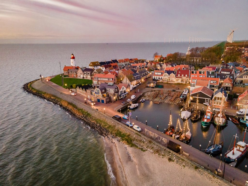 De haven ‘op’ Urk, altijd gezellig