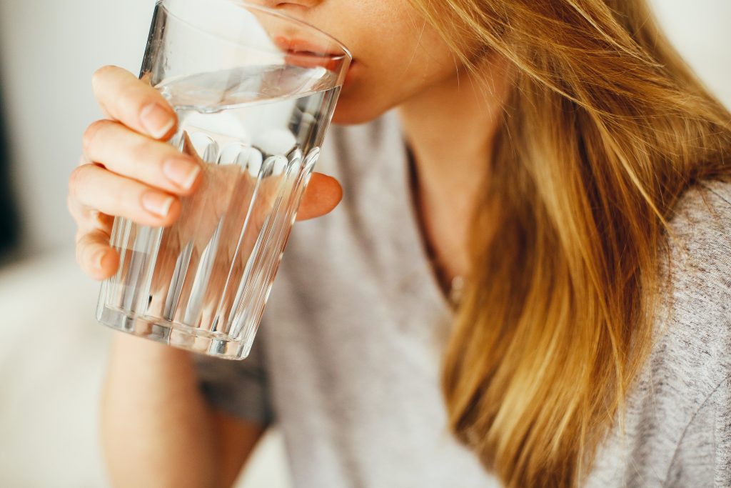 Water drinken is altijd goed