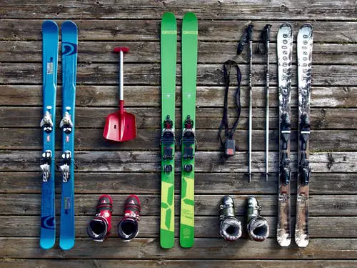 op weg naar de wintersport